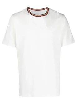 T-shirt a trim di contrasto