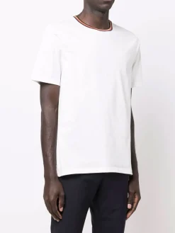 T-shirt a trim di contrasto
