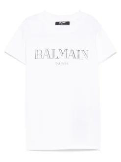 T-shirt bianco con stampa logo