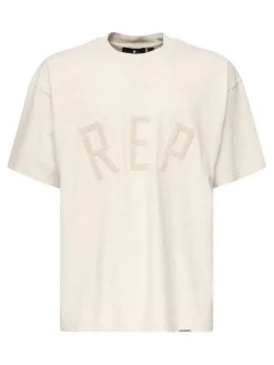 T-shirt con applicazione Rep