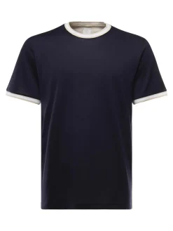 T-shirt con dettagli contrastanti