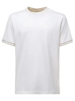 T-shirt con dettagli contrastanti