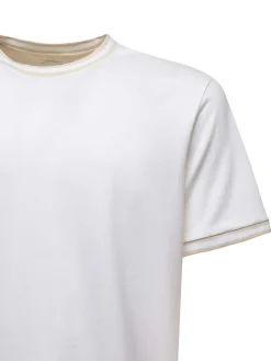 T-shirt con dettagli contrastanti