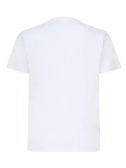 T-shirt con logo di strass