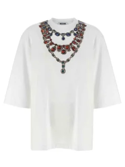 T-shirt con stampa gioiello