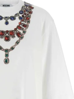 T-shirt con stampa gioiello