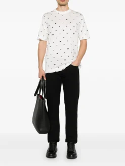 T-shirt del logo allover