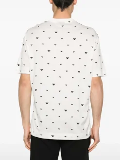 T-shirt del logo allover