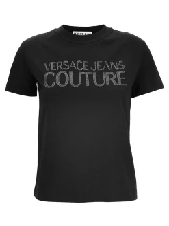 T-shirt del logo per stampa grafica in cotone