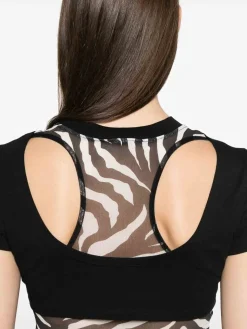 T-shirt del logo per stampa grafica in cotone