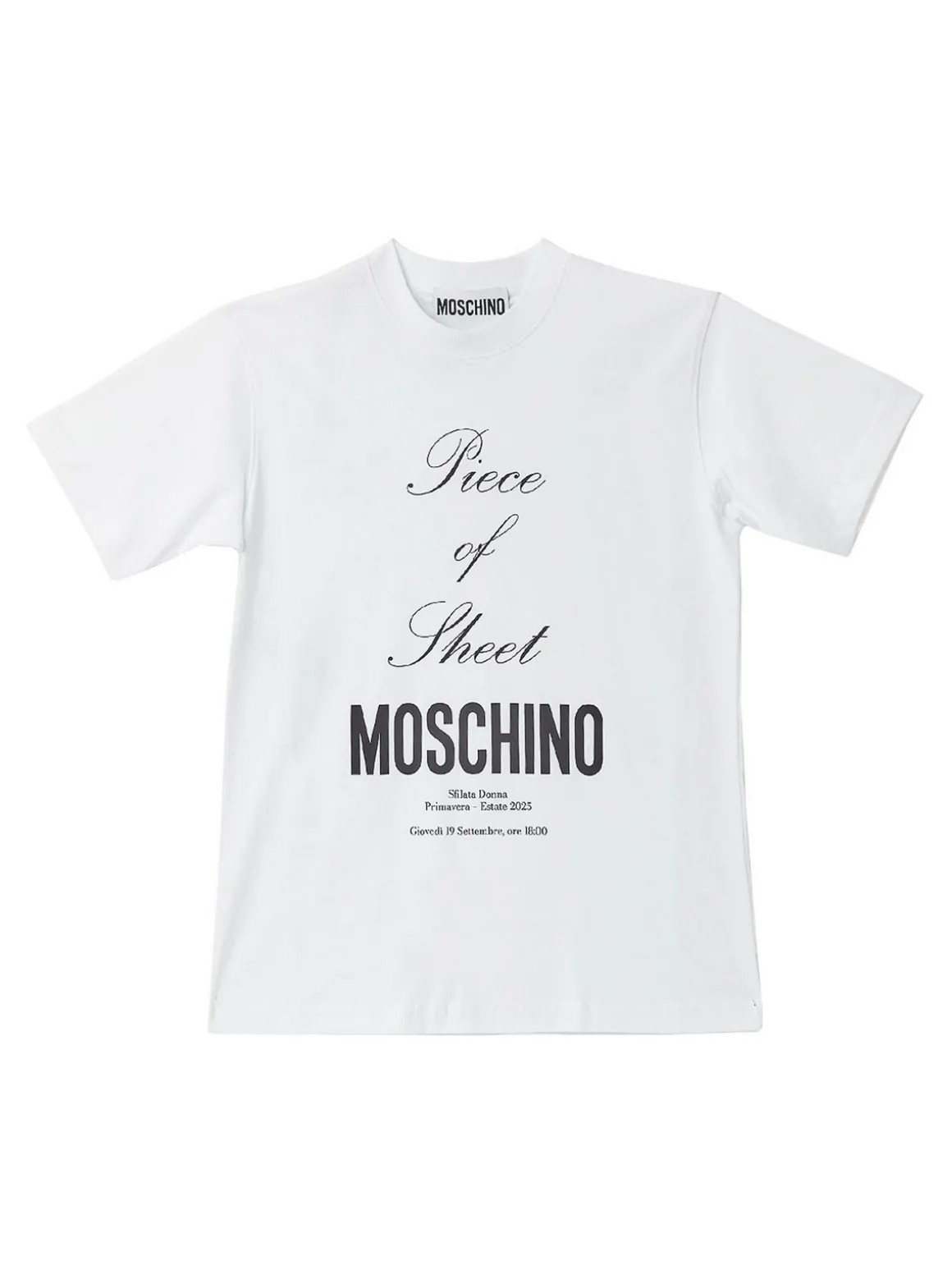 T-shirt del pezzo di foglio