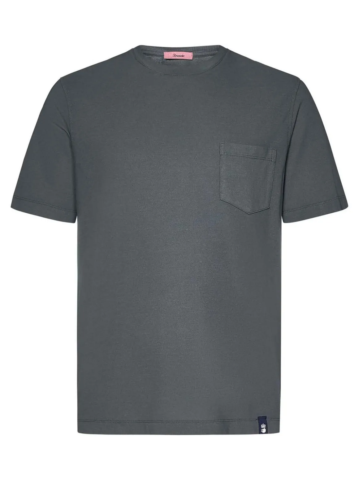 T-shirt della maglia grigio