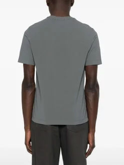T-shirt della maglia grigio