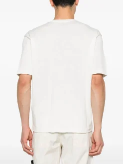 T-shirt dell'isola del mare bianco