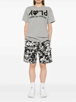 T-shirt in cotone logo