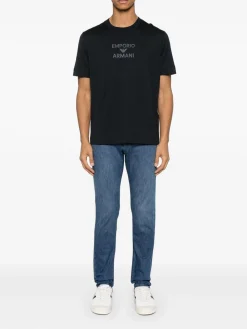 T-shirt in cotone logo