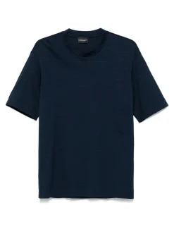 T-shirt in cotone logo allover