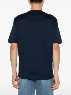 T-shirt in cotone logo allover