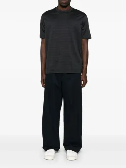 T-shirt in cotone logo allover