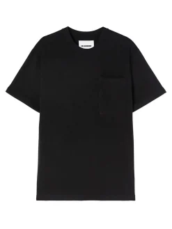 T-shirt in gira nero