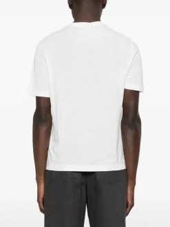T-shirt in maglia bianco