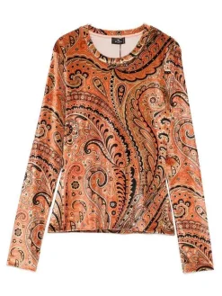 T-shirt in Velluto