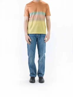 T-Shirt Righe Nella Nebbia