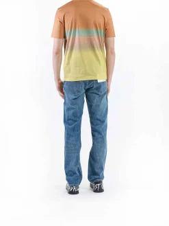 T-Shirt Righe Nella Nebbia