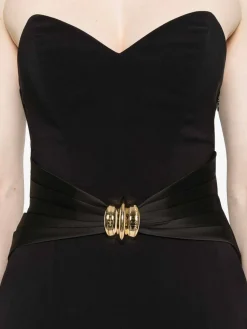 Tuta in crepe per detail a crow-detail