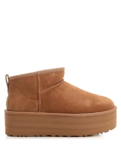Ultra Mini Platform Ankle Boots
