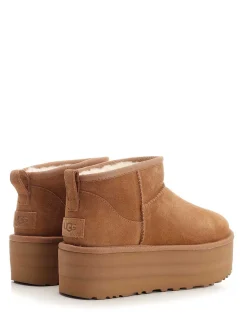Ultra Mini Platform Ankle Boots