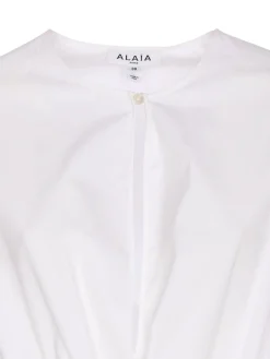Vestito a volant bianco