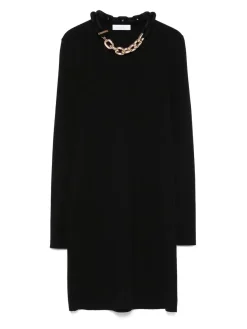 Vestito Collo Con Catena