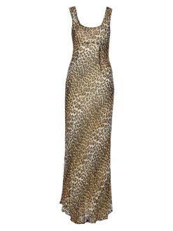 Vestito con stampa leopardata