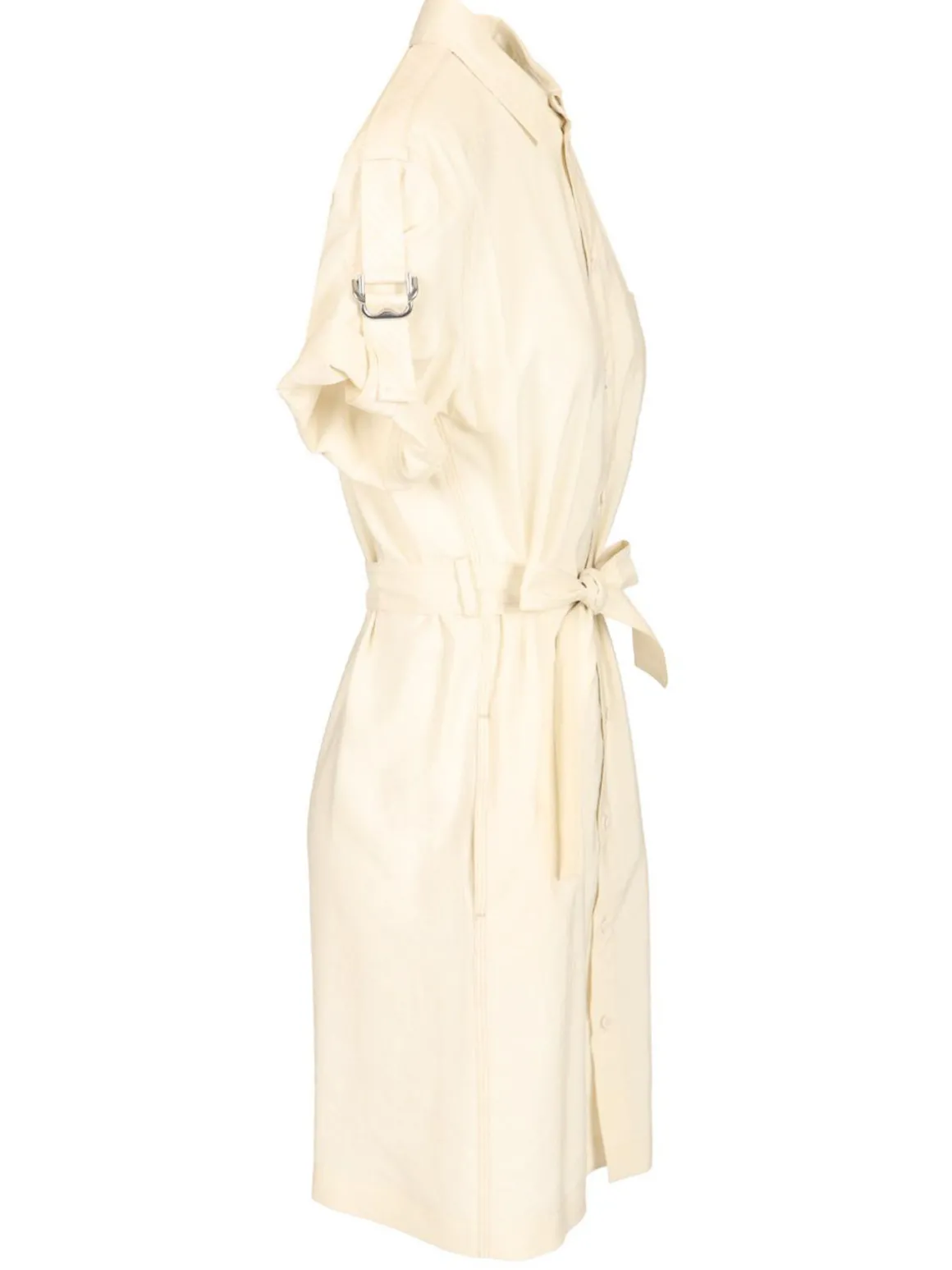 Vestito da camicia a miscela di seta