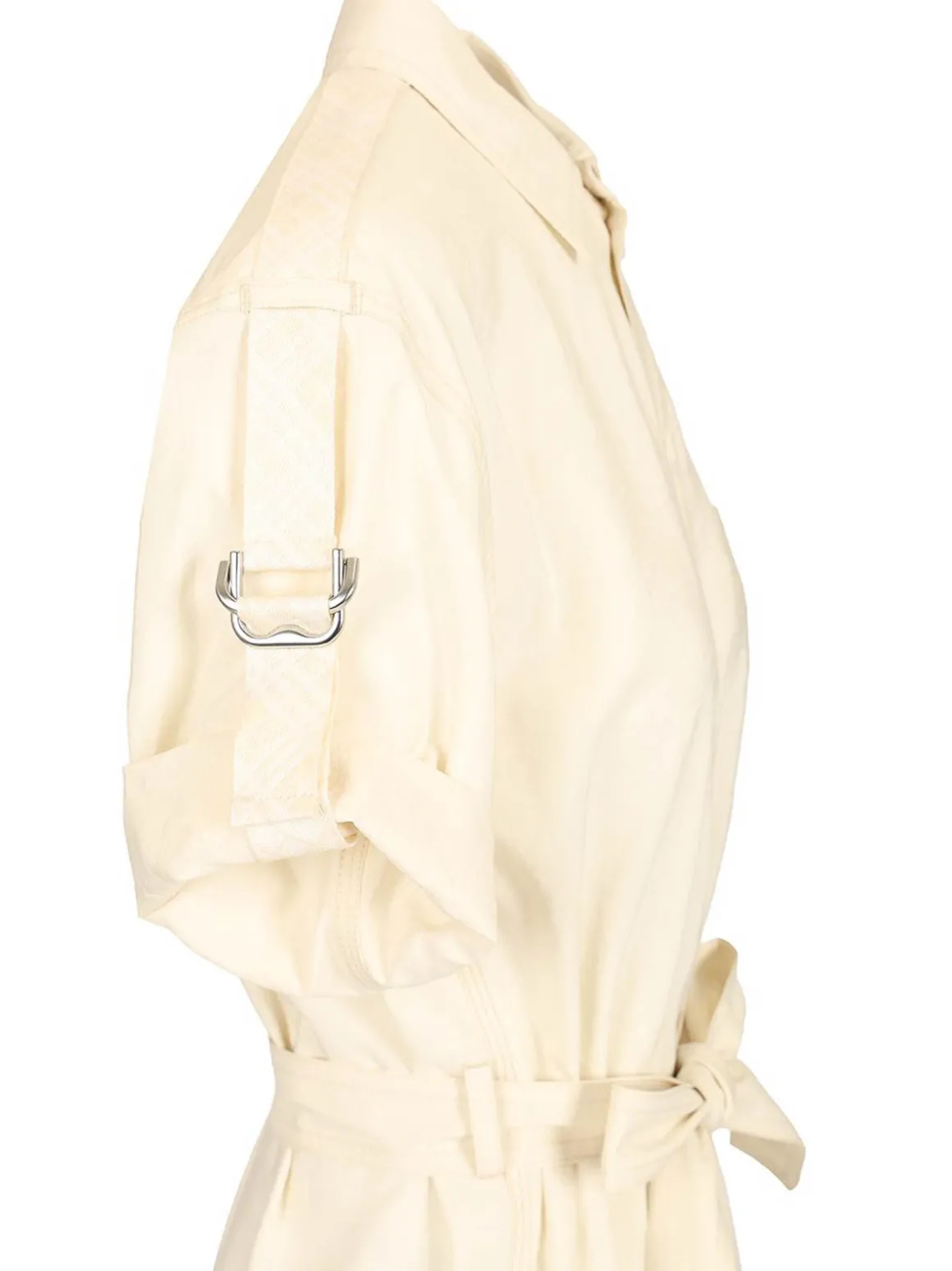 Vestito da camicia a miscela di seta