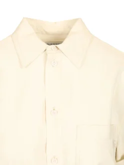 Vestito da camicia a miscela di seta