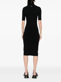 Vestito da collo a maglia comodo in maglia