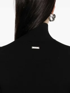 Vestito da collo a maglia comodo in maglia