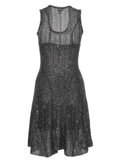 Vestito da paillettes a maglia