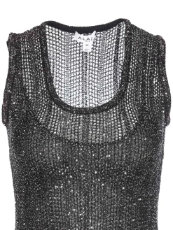 Vestito da paillettes a maglia
