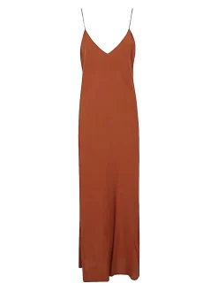 Vestito da slip lungo georgette