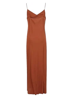 Vestito da slip lungo georgette