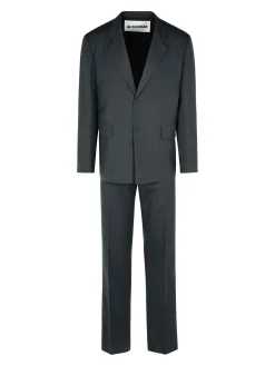 Vestito in lana grigia