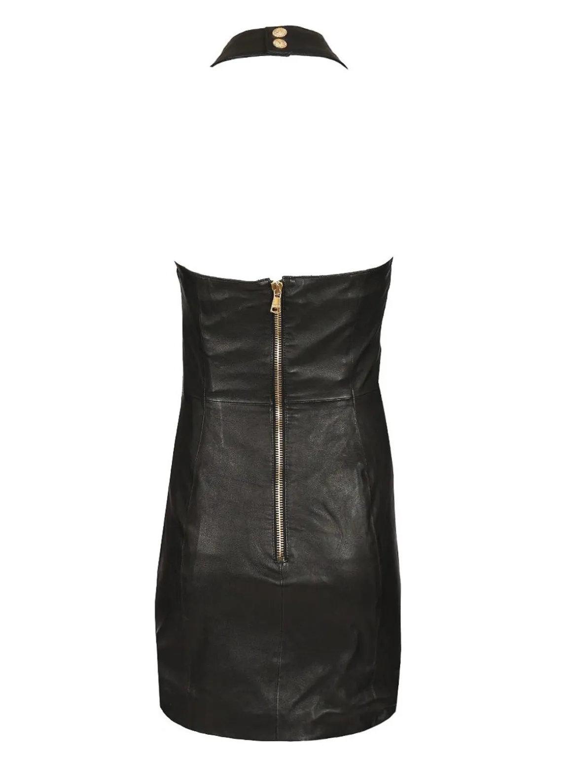 Vestito in pelle corta