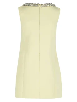 Vestito in poliestere giallo arco