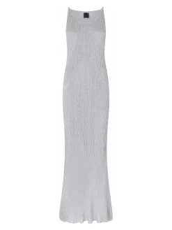 Vestito lungo a maglia