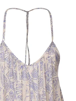 Vestito lungo in cotone puro