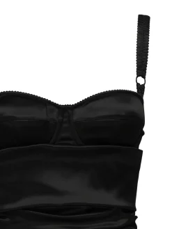 Vestito midi drappeggiato
