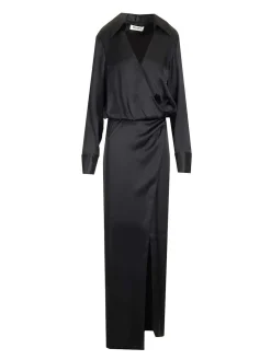 Vestito midi raso